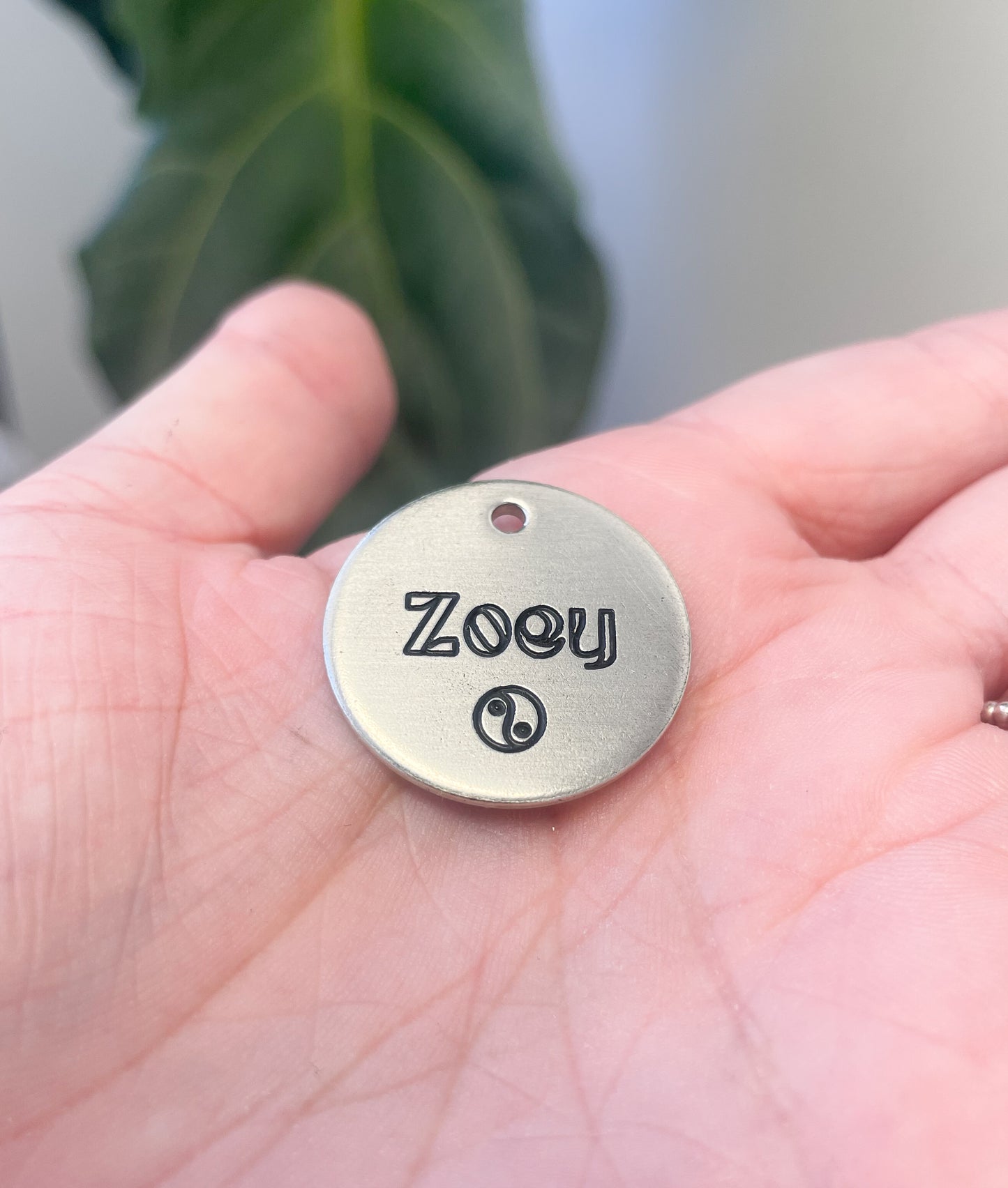 Personalized Dog Tag - Yin Yang Design Engraved Dog Tag - Cat ID Tag - Dog Collar Tag - Custom Dog Tag - Pet ID Tag - Pet Name Tag - Dog Tag - Pet Accessories