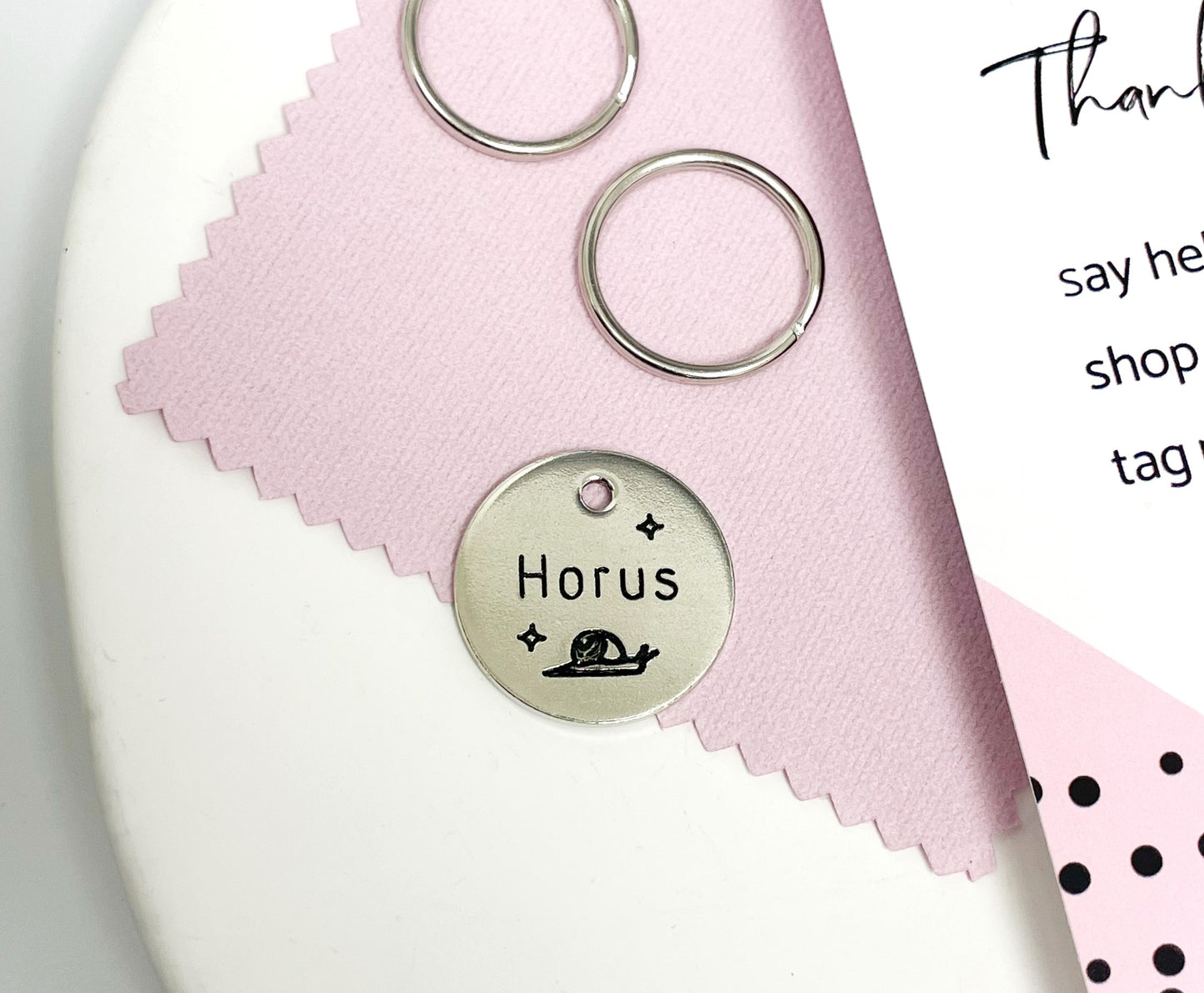 Personalized Dog Tag - Snail Design Engraved Dog Tag - Bug Design Tag - Cat ID Tag - Dog Collar Tag - Custom Dog Tag - Personalized Tag - Pet ID Tag - Pet Name Tag - Nature -