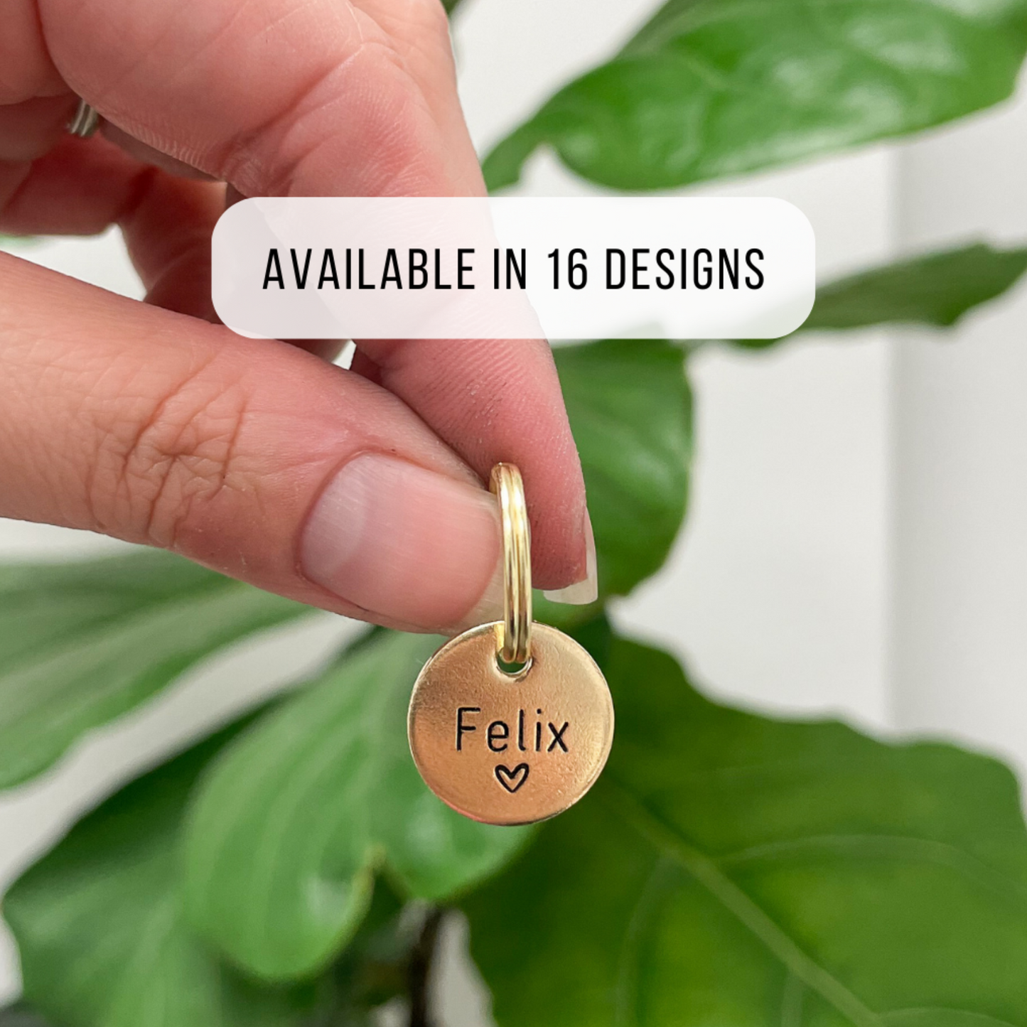 Heart Design Engraved Dog Tag - Simple Engraved Tag - Tiny Dog Tag - Mini Dog Tag - Mini Cat Tag - Tiny Cat Tag - Extra Small Pet tag - Extra Small Dog Tag - Extra Small Cat Tag - Cat ID Tag - Dog Collar Tag - Custom Dog Tag - Personalized Tag - Pet ID Tag - Pet Name Tag