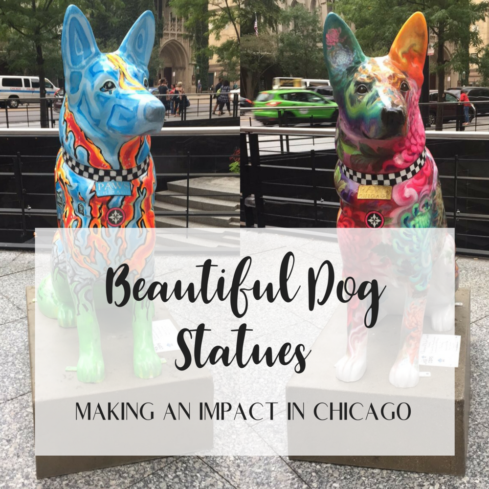 Beautiful Dog Statues Making an Impact in Chicago