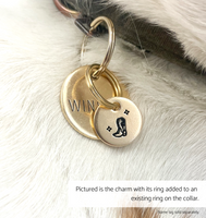 Personalized Dog Collar Charm - Engraved Design - Dog Collar Charm - Cowboy - Western - Cowboy Boot 
