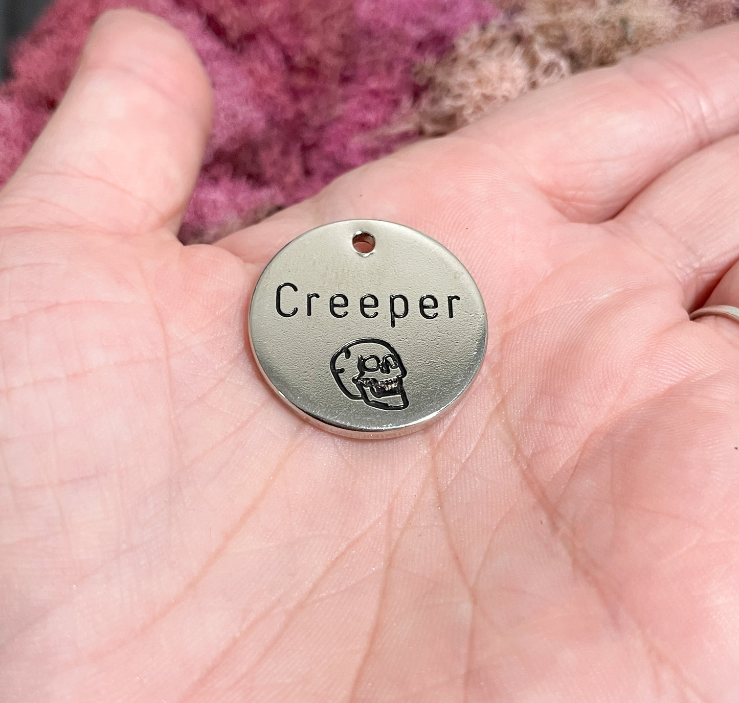 Personalized Dog Tag - skull Design Engraved Dog Tag - Cat ID Tag - Dog Collar Tag - Custom Dog Tag - Pet ID Tag - Pet Name Tag - Dog Tag - Dog Gear - Dog  - skull - Design  - Accessories - Pet Accessories