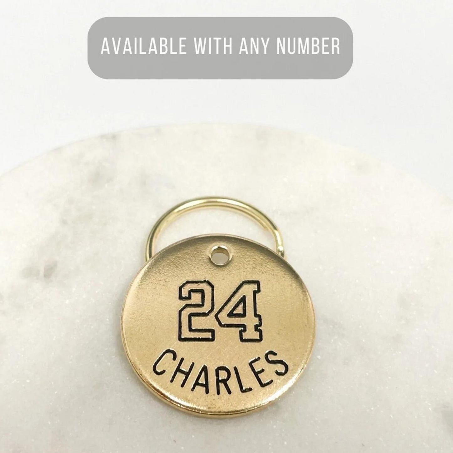 Personalized Dog Tag - Number Design Engraved Dog Tag - Cat ID Tag - Dog Collar Tag - Custom Dog Tag - Pet ID Tag - Pet Name Tag - Dog Tag - Sports Dog Tag - Dog Gear - Dog Accessories - Pet Accessories