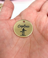 Lighthouse Design Engraved Dog Tag - Cat ID Tag - Dog Collar Tag - Custom Dog Tag - Personalized Tag - Pet ID Tag - Pet Name Tag - Pet name on front with a lighthouse design. Your phone number will be on the back.