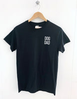 Dog dad t shirt gift for him dog dad af fur dad retro t-shirt minimalist men's clothing