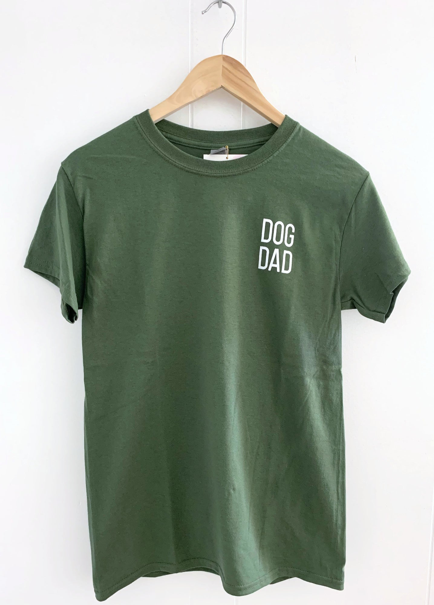 Dog dad t shirt gift for him dog dad af fur dad retro t-shirt minimalist men's clothing