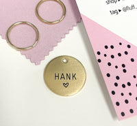 Personalized Dog Tag - Heart Design Engraved Dog Tag - Cat ID Tag - Dog Collar Tag - Custom Dog Tag - Pet ID Tag - Pet Name Tag - Love Dog Tag - Heart Dog Tag - Dog Gear - Dog Accessories - Pet Accessories