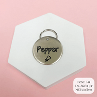 Personalized Dog Tag - Pepper Shaker Design Engraved Dog Tag - Cat ID Tag - Dog Collar Tag - Custom Dog Tag - Pet ID Tag - Pet Name Tag - Emoji Dog Tag - Dog Tag - Dog Gear - Dog Accessories - Pet Accessories