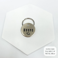 Space Planet Design Engraved Dog Tag - Cat ID Tag - Dog Collar Tag - Custom Dog Tag - Personalized Tag - Pet ID Tag - Pet Name Tag - Pet name on front with a space planet design. Your phone number will be on the back. 
