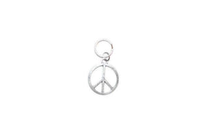 Peace Sign Pet Collar Charm