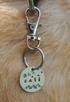 pet id tag, hand stamped dog tag, gold dog tag, custom cat tag, hearts dog tag, cute dog tagpet id tag, hand stamped dog tag, gold dog tag, custom cat tag, hearts dog tag, cute dog tag, swivel lobster clip