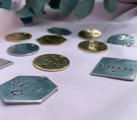 Personalized Dog Tag - Forest Trees Hand Stamped Dog Tag - Cat ID Tag - Dog Collar Tag - Custom Dog Tag - Pet ID Tag - Metal Pet Tag - Customized Cat Tag - Dog Gear - Dog Accessories - Pet Accessories