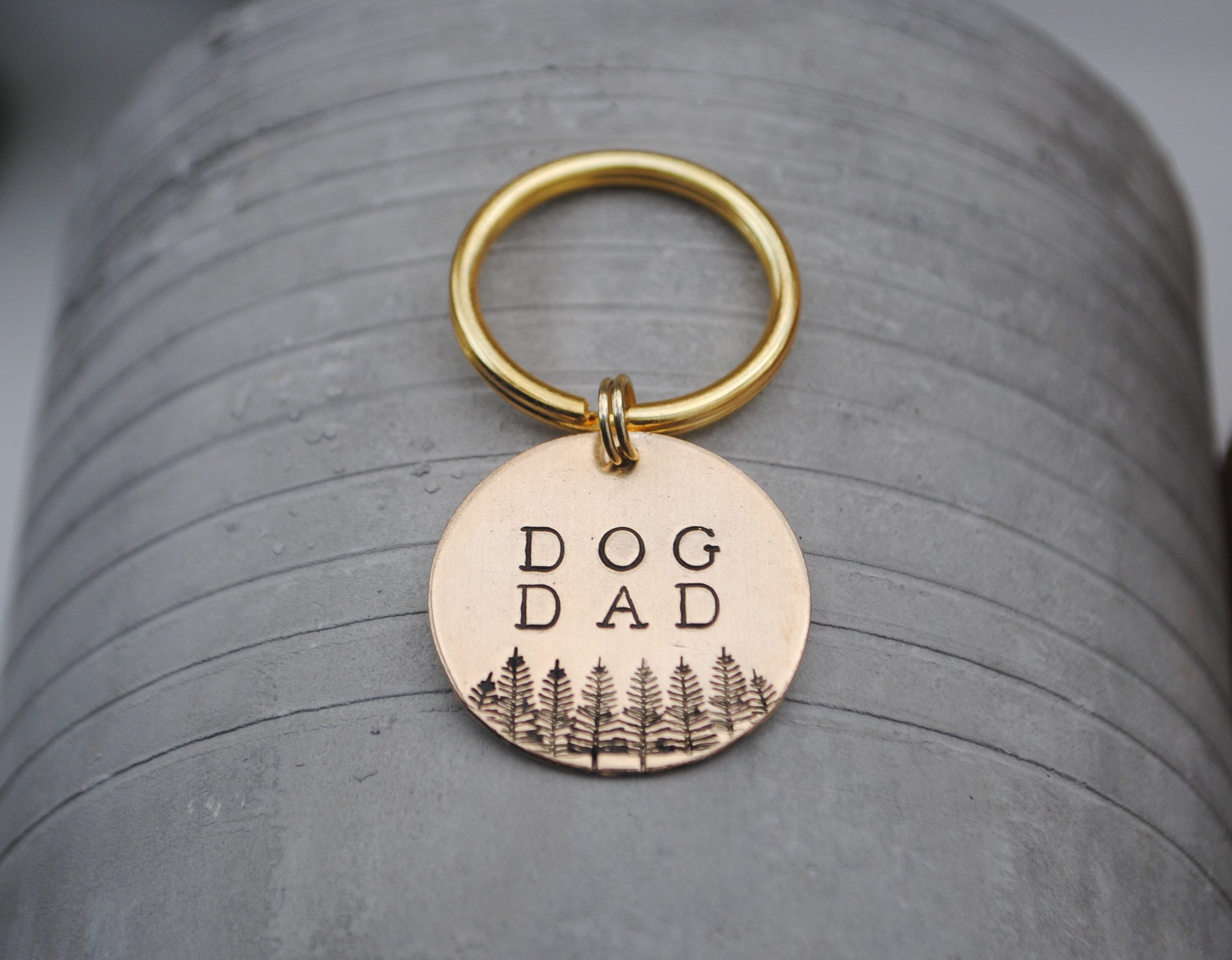 Dog Dad Keychain - Dog Dad Gift - Gift for Him - Pet Parents Gift - Fur Dad - Dog Dad Keytag - Gift for Couples - Cat Dad Gift - Unique Gift