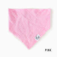 Linen Dog Bandana - Pet Accessory - Colourful Bandana - Snap Bandana - Dog Lover Gift - Dog Wedding Accessory - Stylish Dog Bandana