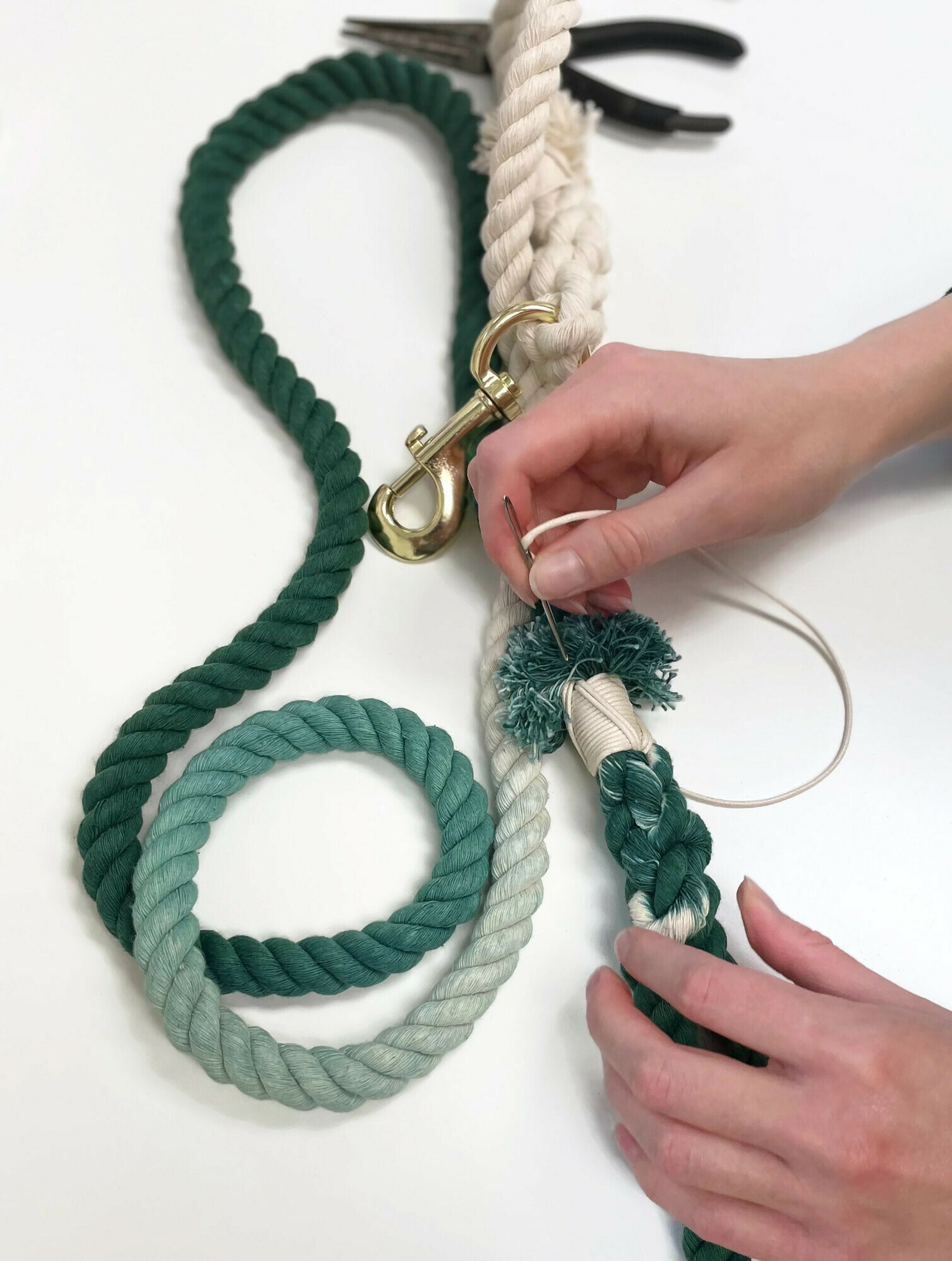 Cotton rope outlet leash